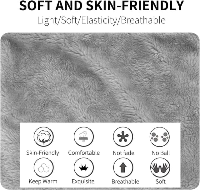 Detalle de Cache-cou en polaire coupe-vent HGDGears en laine tricotée et cachemire (double couche) pour l’hiver