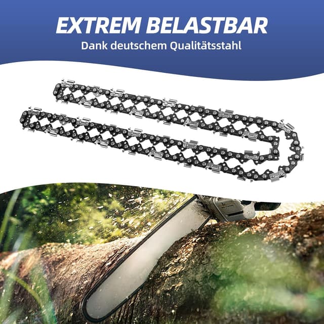 Thumbnail 5 de Aicoya 2 Catene motosega 50cm 76 maglie