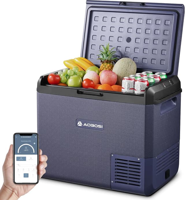 Detalle de AAOBOSI 60L glacière électrique compression −20°C à 20°C