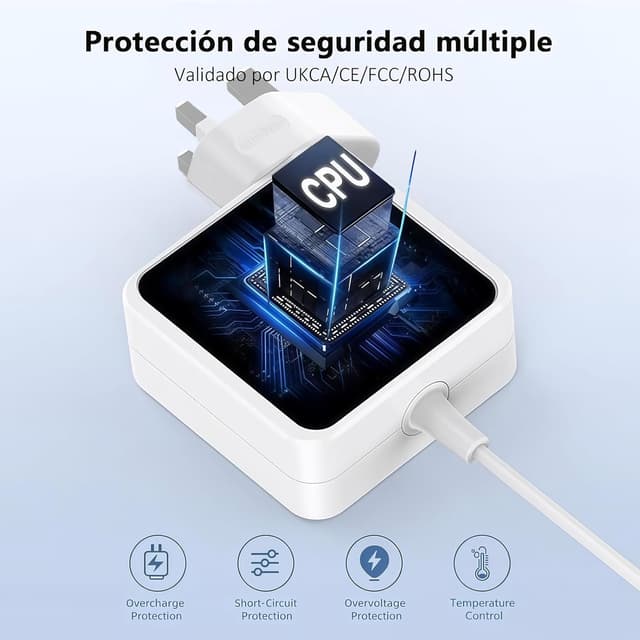 Detalle de bokilino 45W T-Tip Charger for MacBook Air 13-inch