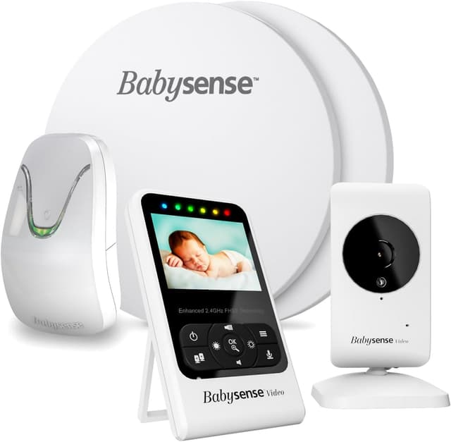 Detalle de Babysense Video Baby Monitor with 2.4" Screen & Baby Movement Monitor (2-in-1) for home use