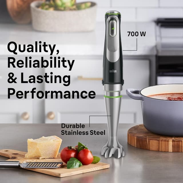 Detalle de Braun MultiQuick 9 MQ9187XL Hand Blender with imode Technology