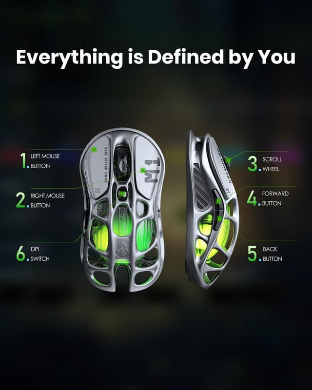 Thumbnail 5 de GravaStar Mercury M1 Pro Gaming Maus 26.000 DPI