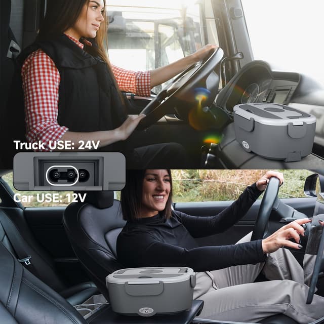 Thumbnail 1 de Sitlais Heated Lunch Box 80W with 1.5L Stainless Steel ๐ฑ