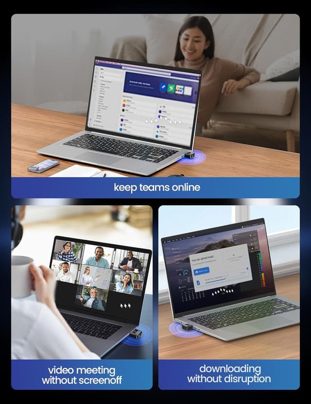 Thumbnail 6 de Meatanty Upgraded 2 Buttons USB Mouse Jiggler (driver-free, with display & mode switch)