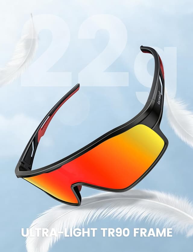 Detalle 2 de Lamicall Kids Polarized Cycling Sunglasses (TR90, 22g) with UV400 Protection