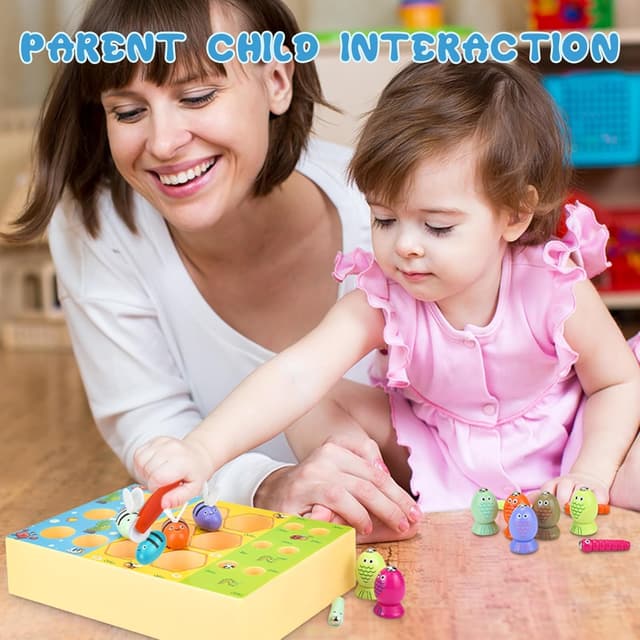 Thumbnail 5 de WEARXI Montessori Spielzeug ab 2 Jahre 3er Magnet- und Angelspiel