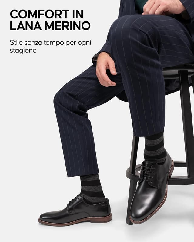 Thumbnail 4 de DANISH ENDURANCE Calze Trekking Lana Merino 3 paia