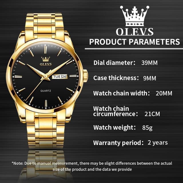 Detalle de OLEVS Herren Skelettuhr Quarz im Rennwagenrad-Design – wasserdicht, leuchtend & casual Business