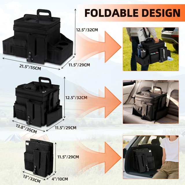 Thumbnail 6 de LUVHOMEE Organizzatore auto 55x29x32 cm