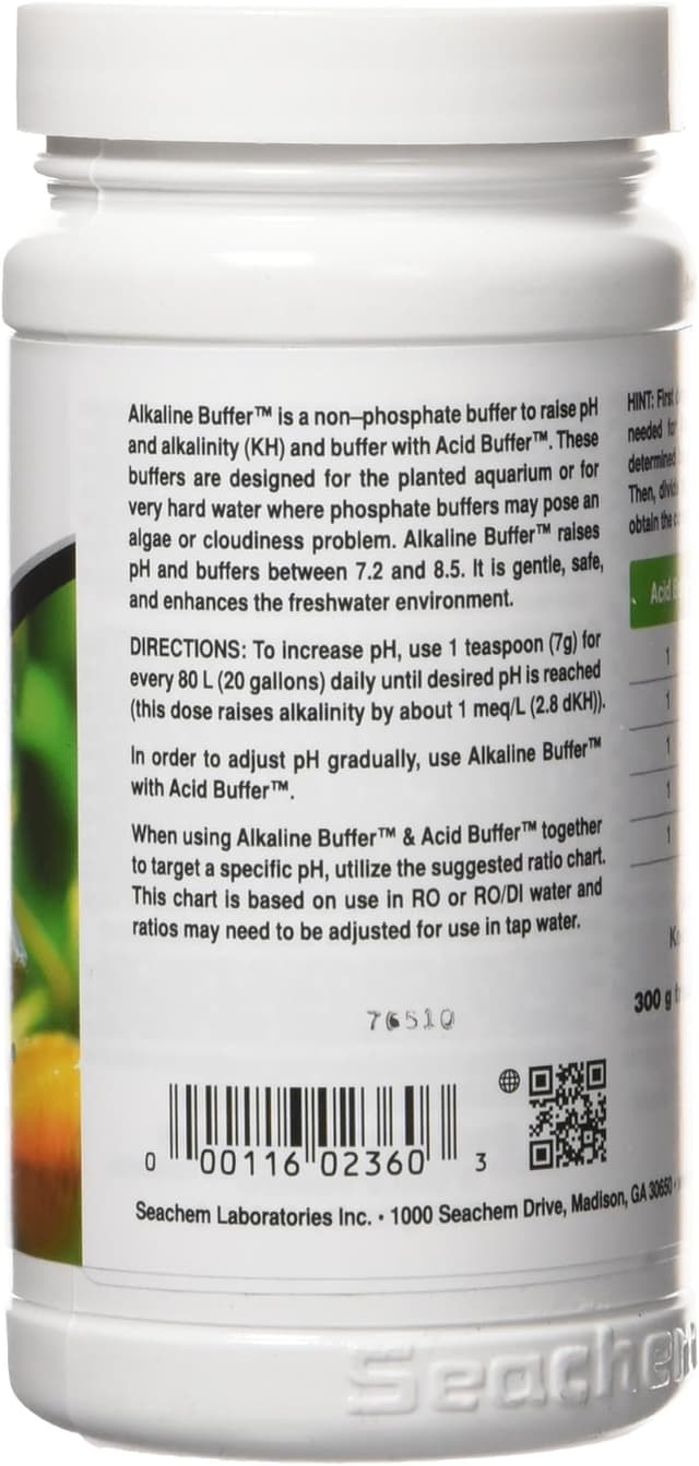 Detalle de Seachem Alkali-Puffer 300 g – pH-Puffer für eine stabile Alkalinität