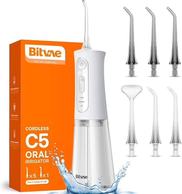 Imagen de Bitvae Water Dental Flosser 300ml cordless oral irrigator 💧 en OfertitasTOP