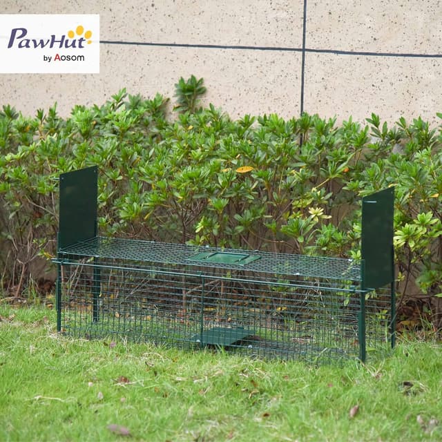 Thumbnail 1 de Pawhut Piège de Capture 2 entrées