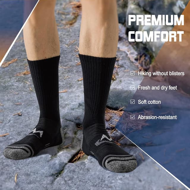 Thumbnail 6 de Niorasen Mens Sports Socks 3 Pairs