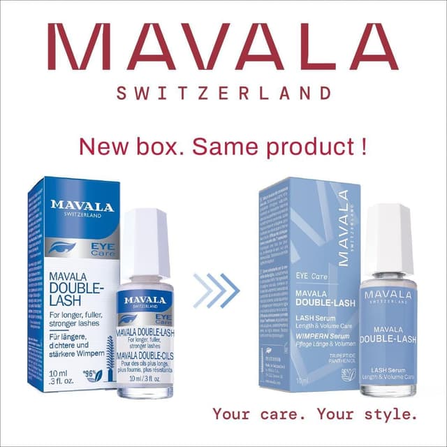 Detalle de Mavala Double-Lash (MA6HL) trattamento per ciglia più lunghe, dense e forti