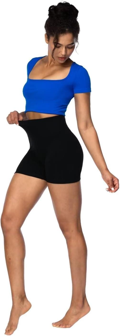 Thumbnail 5 de Sunzel Women’s Invisible Butt Scrunch Shorts (High-Waisted Biker Shorts with Tummy Control)