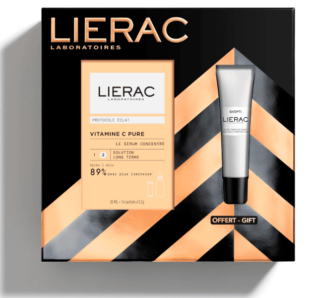 Detalle de Lierac Protocolo Serum Vitamina C 30 ml + Diopti Ojeras 15 ml
