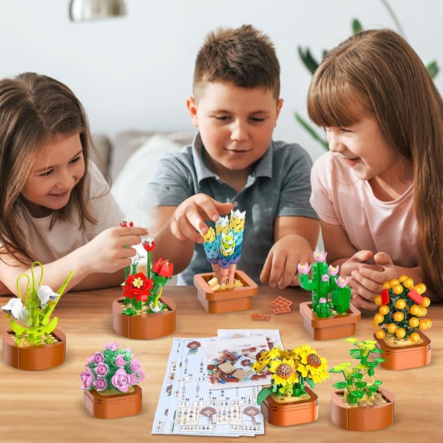 Thumbnail 6 de CUBIMANA 1403PCS Mini Succulent Building Set