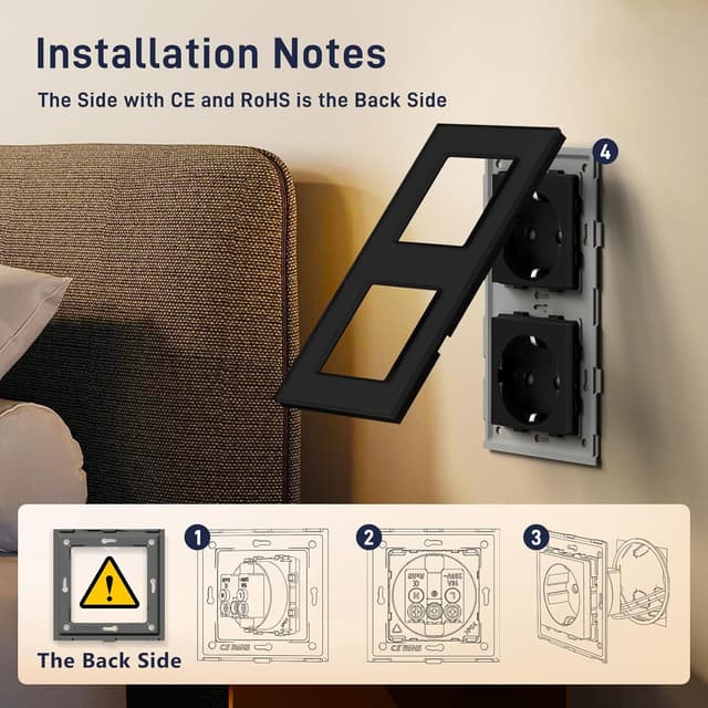 Detalle de BSEED Doppelwandsteckdose 16 A 🔌