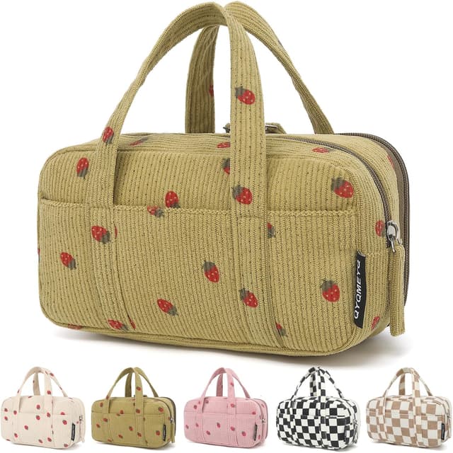 Detalle de QYQMEYQ Large Pencil Case Pouch with 5 Compartments ๐