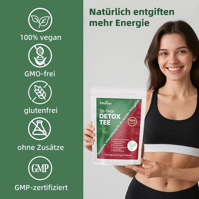 Detalle 2 de Detox Tee zum Abnehmen 28 Stück
