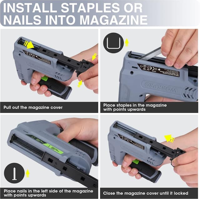 Thumbnail 4 de WORKPRO Cucitrice senza fili 2000 mAh 🔨