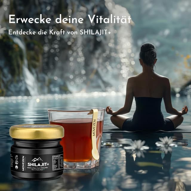 Detalle de Shilajit MOVEZEN 30 g Fulvinsäure