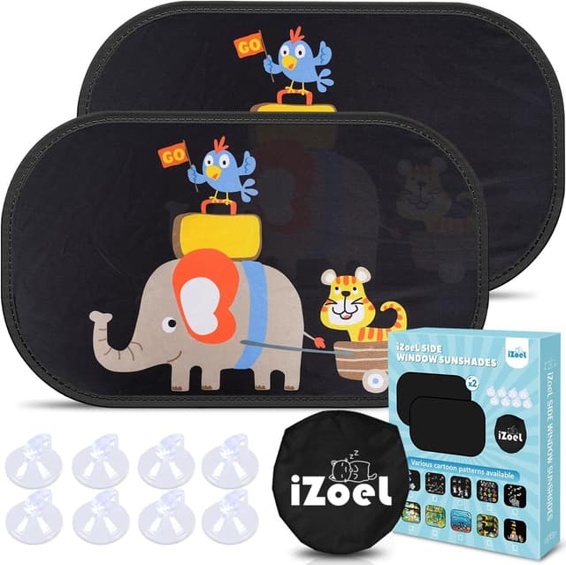 Imagen de iZoeL Sonnenschutz Auto Baby UV Schutz 2er Pack en OfertitasTOP