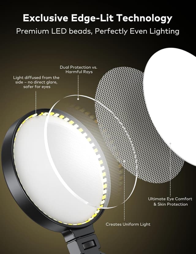 Thumbnail 3 de Portable Selfie Light 4 Inch for Laptop