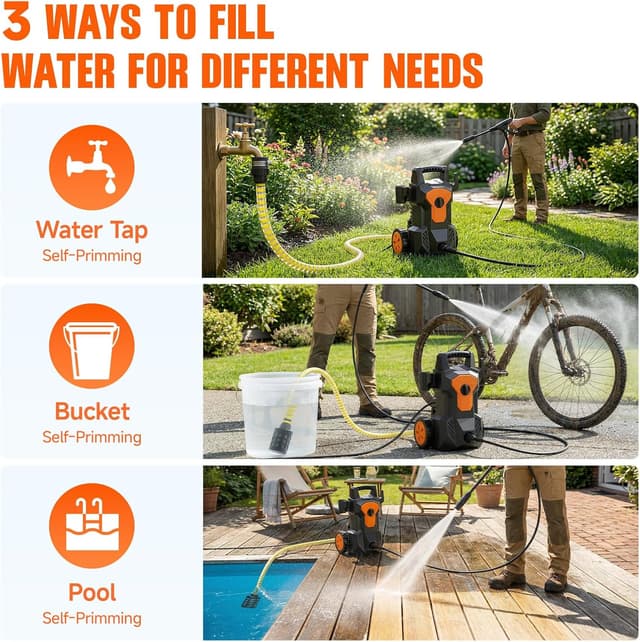 Detalle 2 de Yospinber Idropulitrice alta pressione 1600W