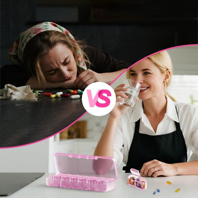 Thumbnail 5 de Daviky Pill Organiser 7-Day AM & PM