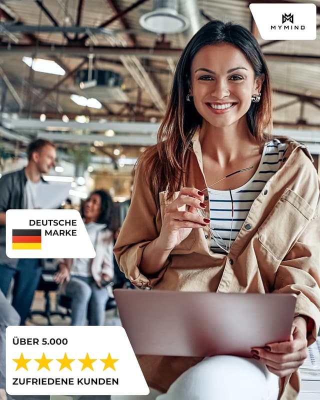 Detalle 2 de MYMIND Schreibtischunterlage Filz 80x40 cm