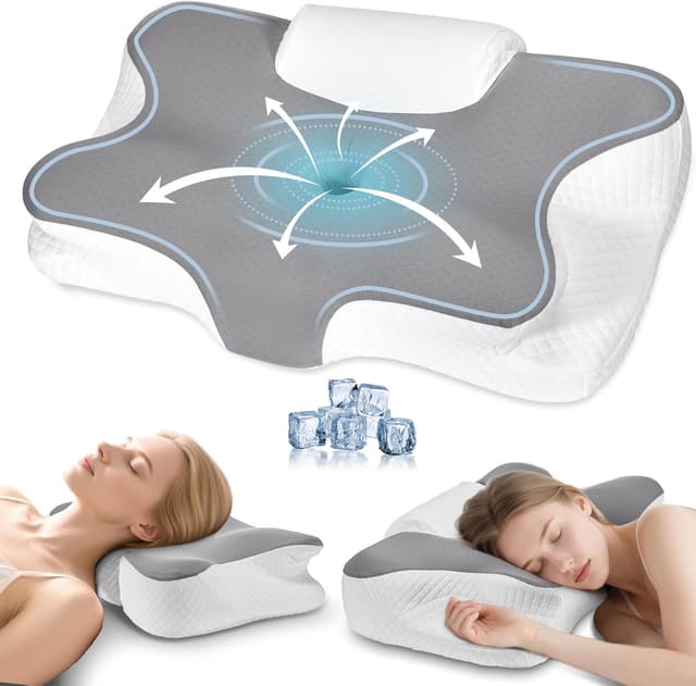 Imagen de Levesolls Cuscino Cervicale 61x41 cm Memory Foam en OfertitasTOP