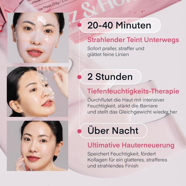 Detalle 1 de TEREZ & HONOR Kollagen Maske Overnight 33 g