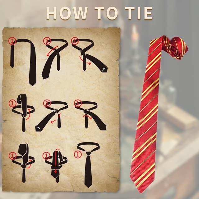 Thumbnail 1 de Juego 10 accesorios disfraz de mago varita y corbata