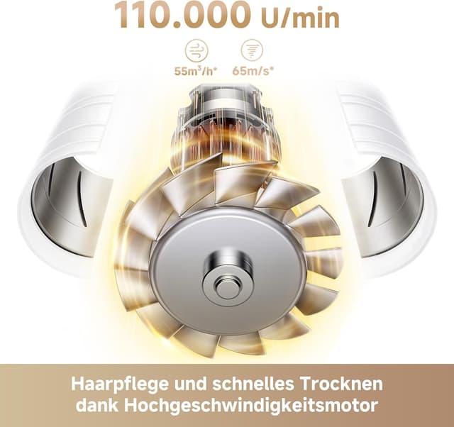 Thumbnail 6 de MOVA Turbo High-Speed Haartrockner 110000 U/min