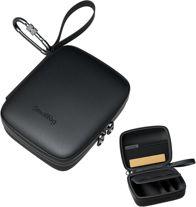 Detalle de SMALLRIG Action-Kameratasche für DJI Osmo Action 6/5 Pro & weitere Action-Cams (inkl. Platz für 4 TF-Karten, 2 Akkus & Zubehör)