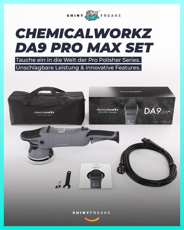 Detalle de chemicalworkz DA9 Pro Max 1000 W Exzenterpolierer