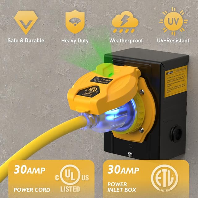 Thumbnail 4 de TOOLIOM L14-30 25FT Generator Cord