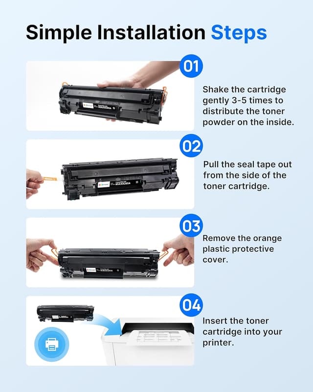 Thumbnail 6 de GPC Image 85A Toner for HP 85A CE285A Black 2-Pack