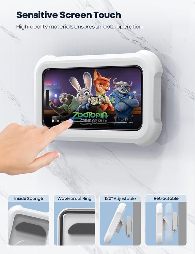 Detalle 2 de Lamicall Shower Phone Holder 4-7"