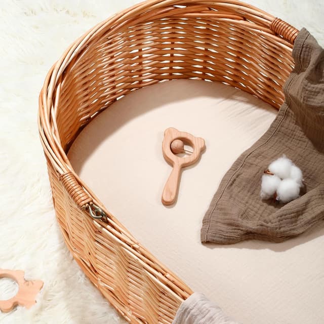 Thumbnail 6 de Peepeemax Moses Basket Sheets 80x40 cm