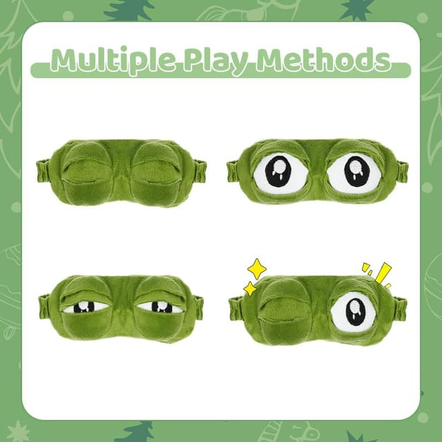 Detalle 2 de ACWOO Masque de sommeil grenouille đŽ