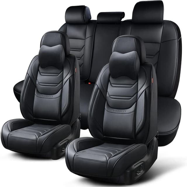 Imagen de TIEHESYT Leather Car Seat Covers Set en OfertitasTOP