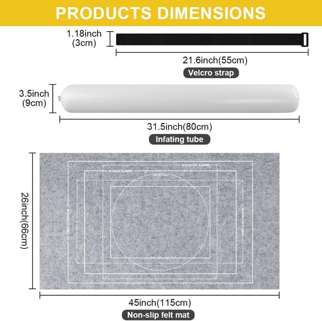 Thumbnail 1 de Ainiv Puzzle Roll Mat with Felt Storage 115×66 cm