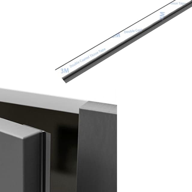 Detalle de Joint de porte d’armoire 2,8 m noir