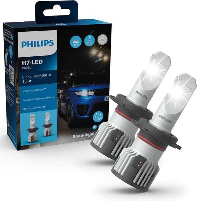 Detalle de Philips Ultinon Pro6000 Boost H7-LED 5800 K