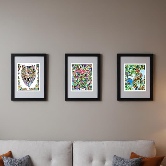 Detalle de Zylota Colouring Book for Adults: Malbuch-Set für Erwachsene mit Marker-Set und 30 Motiven