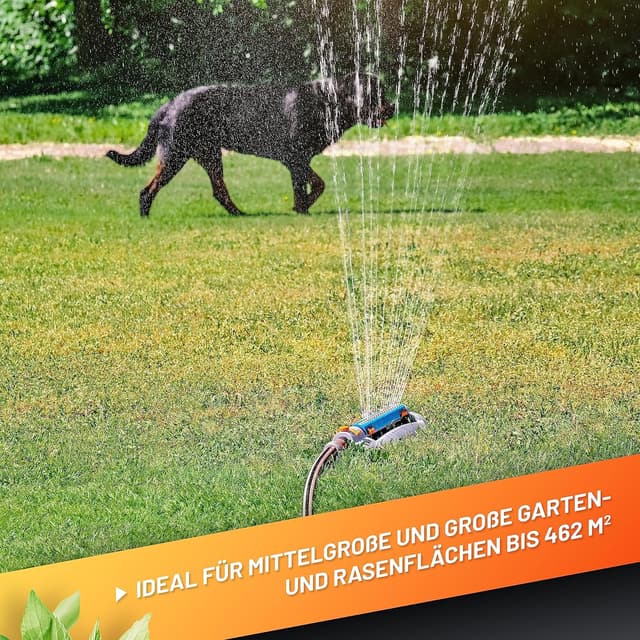 Detalle 1 de GRÜNTEK Rasensprenger 462 m² für große Flächen