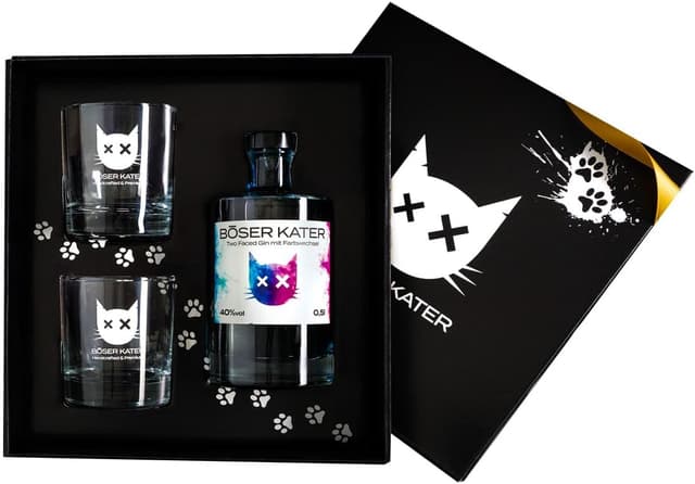 Detalle de Böser Kater Magic Two Faced Gin Set 0,5 l